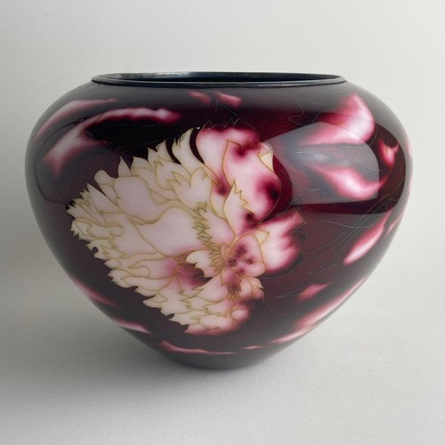 Vaso cloisonne modello - , peonia