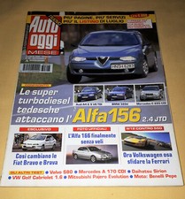 AUTO OGGI MESE-26-1998-166-KA-VOLVO S 80-GOLF-AUDI-BMW-BENELLI PEPE 50-PAJERO