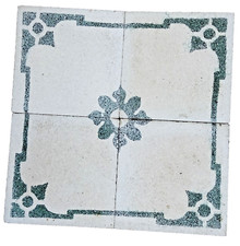 4 mattonelle riggiole in