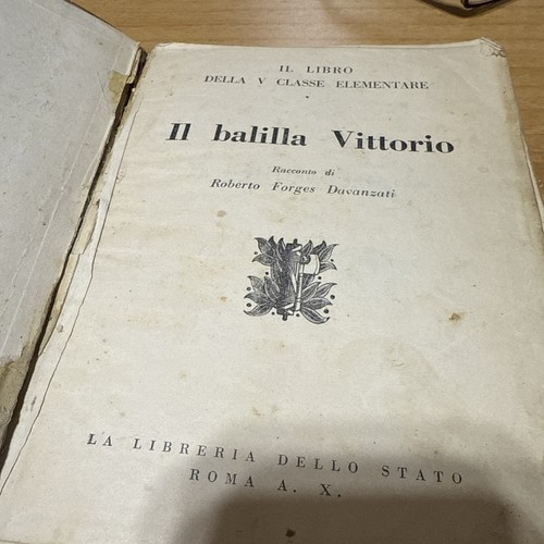 1931 balilla vittorio - , il