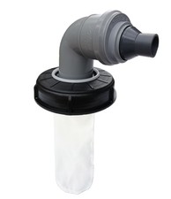 Filtro coperchio IBC filtro acqua piovana coperchio DN 150 NW 75 curva 89° beccuccio 32 mm