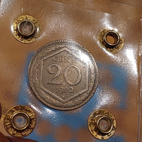 Moneta cent esagono - moneta,