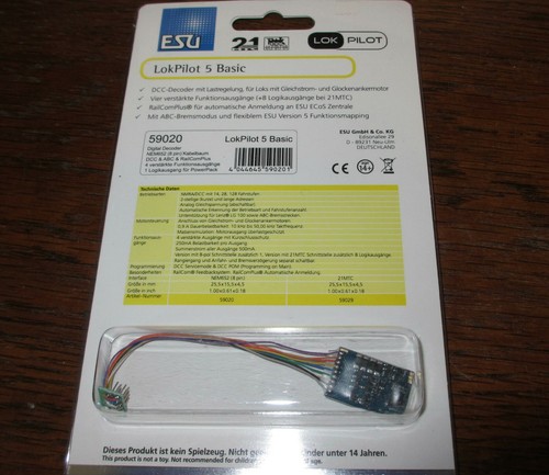 Esu 59020 lokpilot basic - esu,