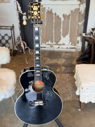 Gibson 200 rose custom black - gibson,