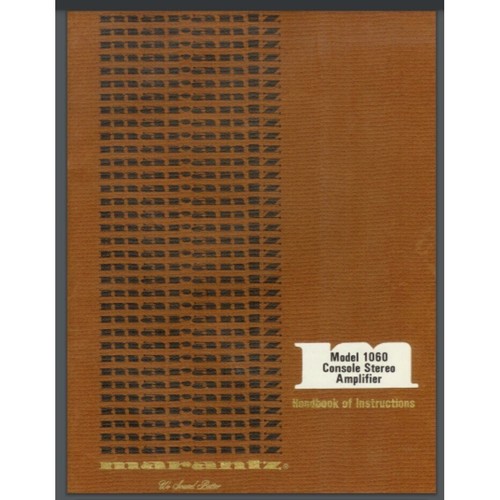 Console marantz modello 1060 - console,