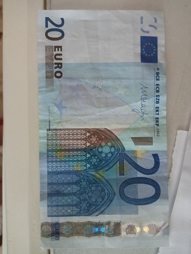 Banconota euro del - da,