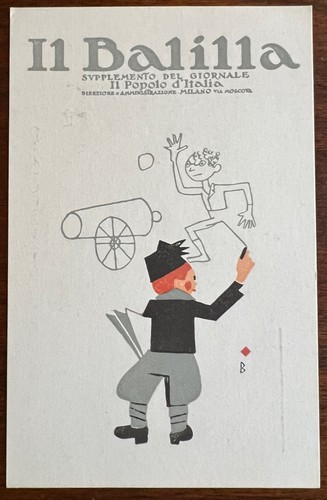 Cartolina pubblicitaria il - cartolina, "il
