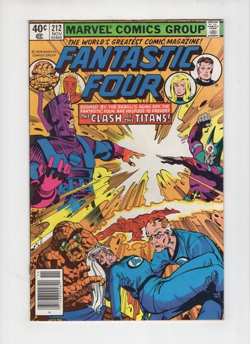Fantastici quattro 212 - fantastici, (1979)