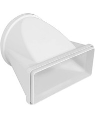 La Ventilazione CGO229B Giunto Orizzontale Da Tubo Tondo D. 150 Mm A 220x90 Mm