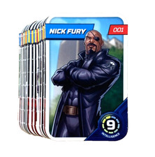 Lot 108 cartes Marvel Leclerc