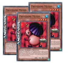 3x PREVISIONI METEO • (Weather Report) • Comune • SRL IT020 • Unl 2023 • Yugioh!