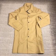 Stutterheim Stockholm Giacca Uomo Extra Small Impermeabile Bomber Mosebacke Snap Tan