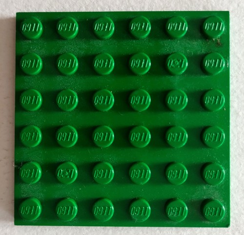 Lego baseplate 6x6 plate - lego,