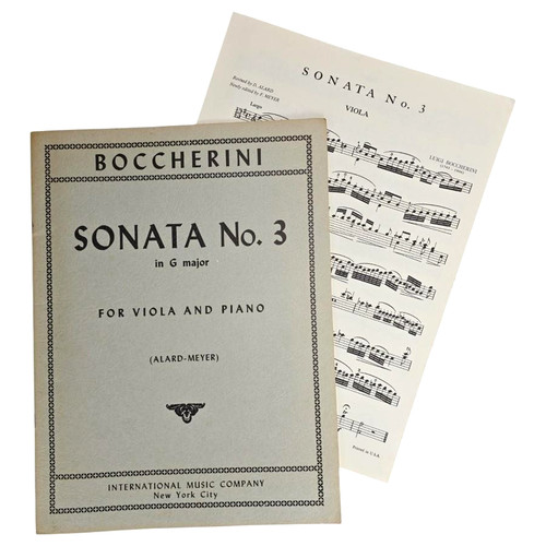 Boccherini sonata in - boccherini, n.3