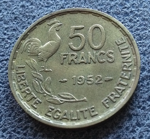 Monnaie france francs - monnaie, 50