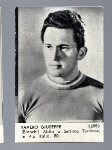 Figurina ciclismo lampo - figurina, 1957