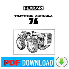 FERRARI 76 trattrice Catalogo