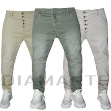 Pantalone Jeans Uomo Y.Two Denim cavallo basso vintage art y1120 dalla 42 a 52