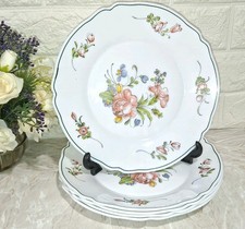 ARCOPAL VINTAGE ANNI 70 CINQUE PIATTI PIANI DIAM23 DECORO FLOREALE 