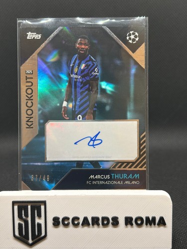 Marcus thuram autograph - marcus, /49