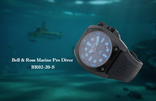 Bell ross marine pro diver - marine,