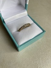 Anello Veretta in ORO GIALLO con 11 Diamanti