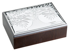 PORTAGIOIE COFANETTO SCATOLA IN ARGENTO  VALENTI B 2067 19x14