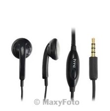 HTC AURICOLARE  A FILO STEREO ORIGINALE CUFFIE MICROFONO HS-G235 BLACK 78EB2EA