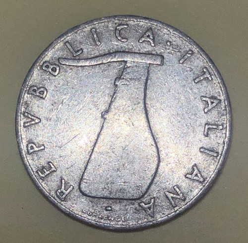 Italia lire 1954 firma - 5,