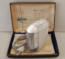 RASOIO DA BARBA ELETTRICO DA COLLEZIONE SUNBEAM SHAVEMASTER TYPE MV 555 MV555