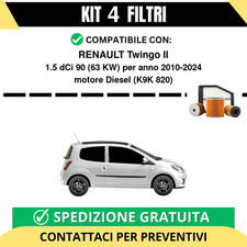 Kit 4 Filtri Tagliando per