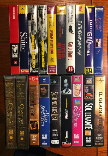 Lotto vhs film - 18, cult