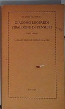  GIACOMO LEOPARDI ZIBALDONE DI