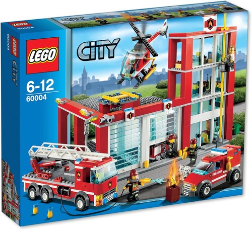 Lego city 60004 caserma dei - lego,