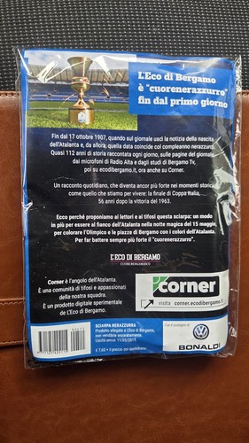 Sciarpa calcio atalanta - calcio,