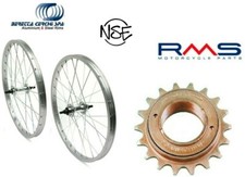 RUOTA / CERCHIO ANTERIORE + POSTERIORE BICI bimbo/bimba 20" x 1.75 + PIGNONE Z16