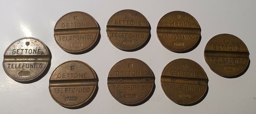 Gettoni telefonici pezzi - telefonici, 8