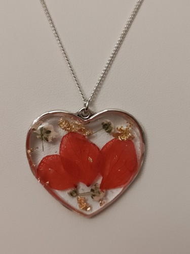 Collana artigianale resina - in,