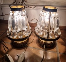 Coppia di abat-jour vintage