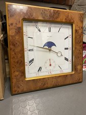 ?Elegante OROLOGIO Diamantini Radica PARETE VINTAGE DESIGN WALL CLOCK Insegna