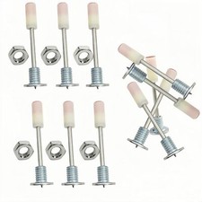 100 Pezzi 42 Mm Chiodi Filettati per Sparachiodi Manuale, Contiene 100 Dadi M8, 