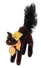 ORIGINAL STEIFF 7408 VINTAGE TOM CAT MOHAIR WITH BUTTON GERMANY  1950 - 60