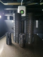  SILENZIATORE SOFTAIR M4 IN STAMPA 3D MM 136 X 38 NERO 