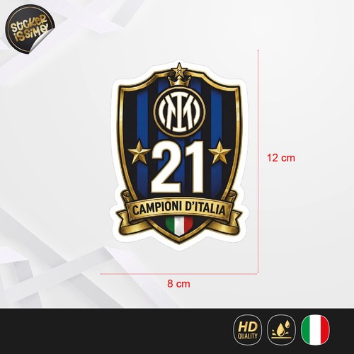 Adesivo inter scudetto - adesivo, 21°