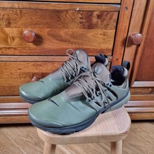 Nike Air Presto Utility Scarpe da Ginnastica Uomo UK 9 Cargo Khaki Verde Nero Basse 2016