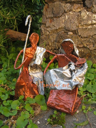 Presepe artistico natività - presepe,