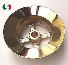 PILETTA OTTONE  PER COLONNA SCARICO VASCA DA 1" 1/2  DORATO - BAGNO ORO 24KT