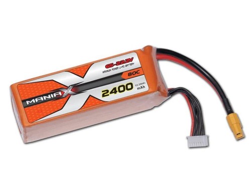 Maniax 2400 mah 6s - 2400, 80c