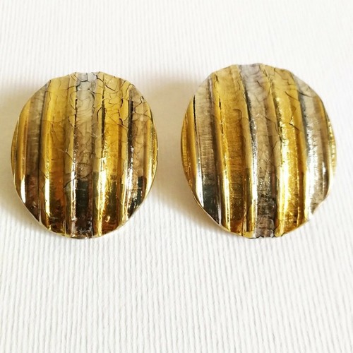 Orecchini clip ovali - , vintage