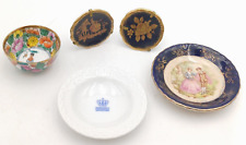 LIMOGES , ROYAL COPENHAGEN .. LOTTO MINIATURE PORCELLANE - 5 PZ